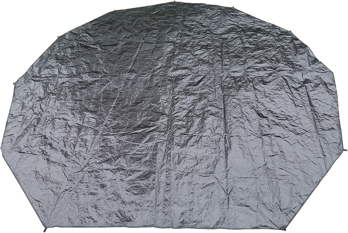 Black Waterproof Groundsheet Tarp for Camping B9710
