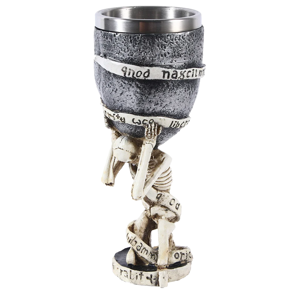 Stainless Steel Gothic Wine Cups Q25593