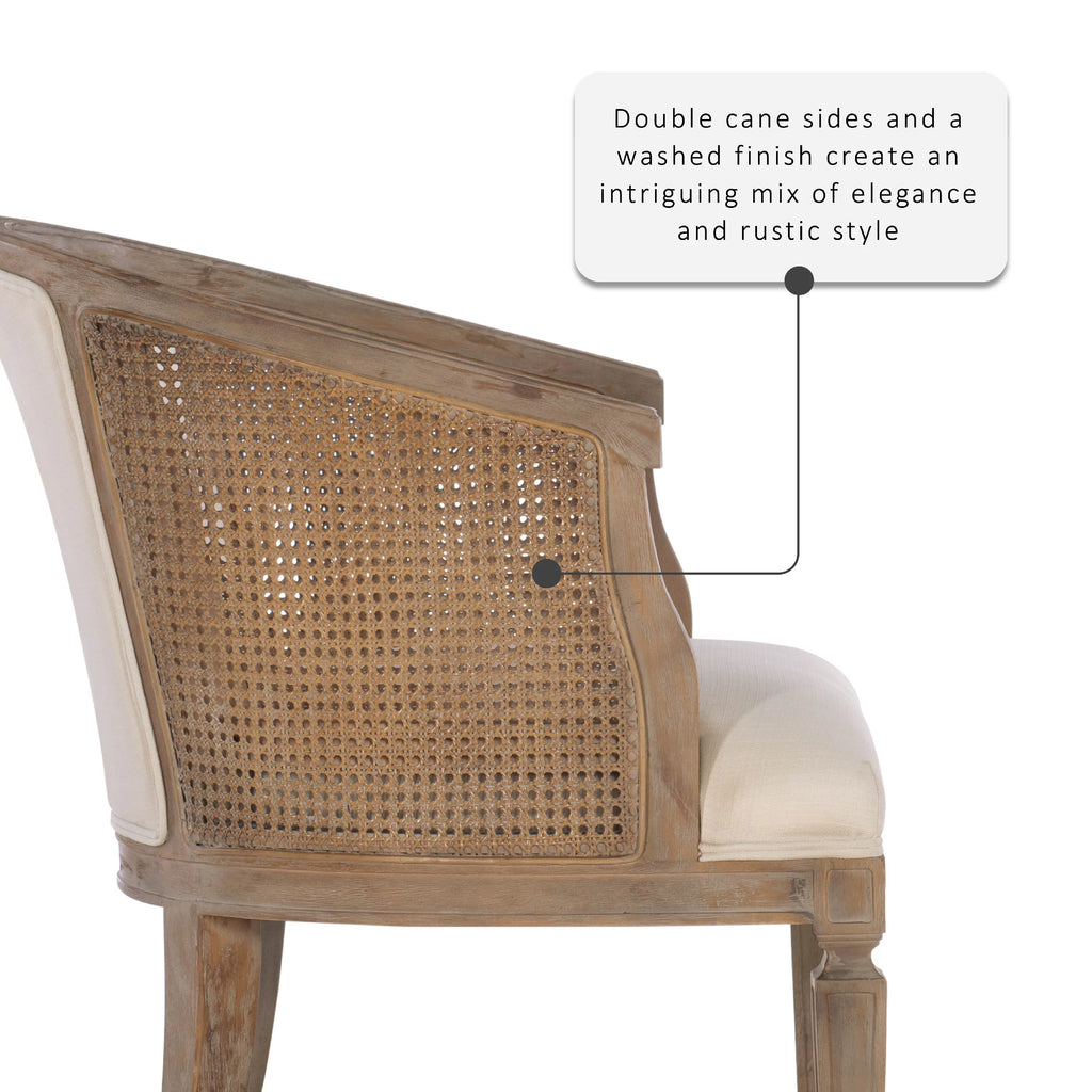Gray Wash Chair I11840