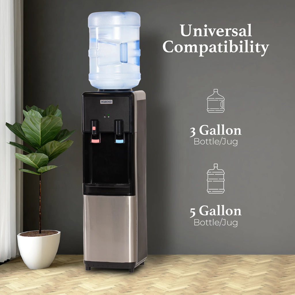 Black Top Loading Water Dispenser N166