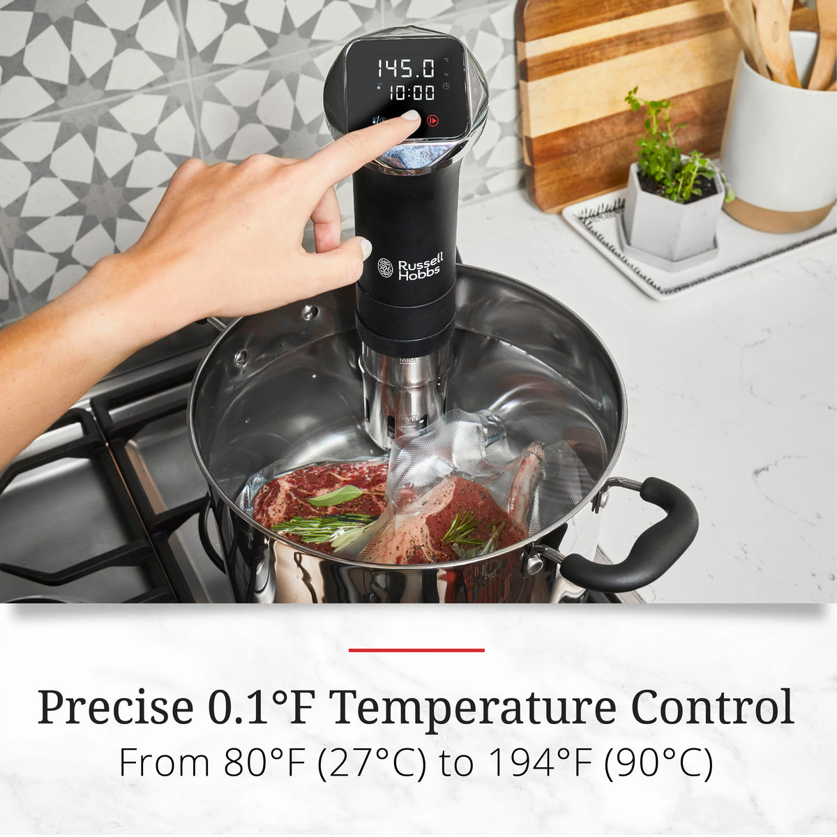 Sous Vide Precision Cooker with Immersion Circulator, Black T44353