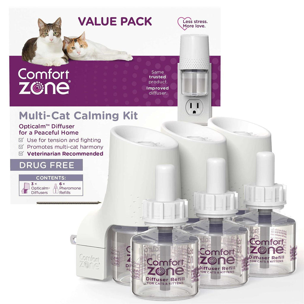 Multicat Calming Diffuser Kit 3 Diffusers and 6 Refills Q493