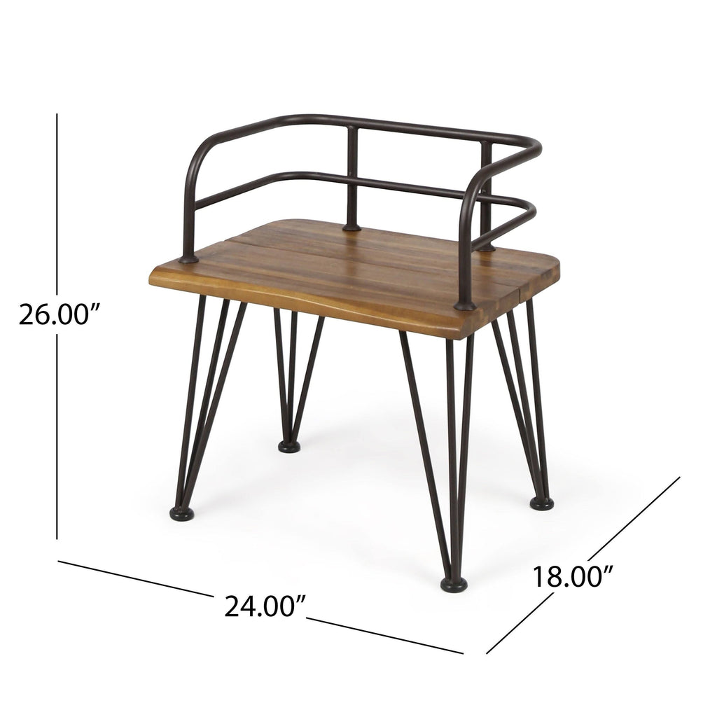 3-Piece Acacia Wood Chat Set I6471