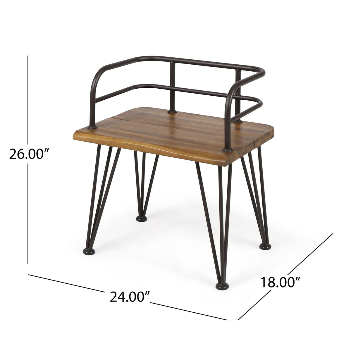 3-Piece Acacia Wood Chat Set I6471