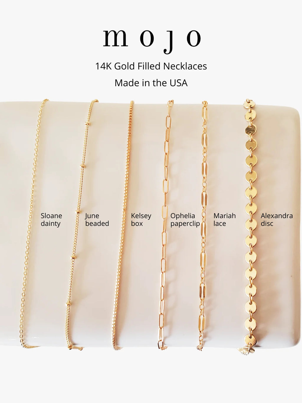 14k Yellow Gold Filled Necklace U530