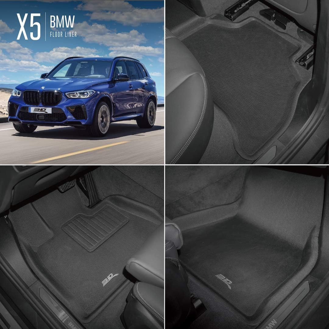 All-Weather Floor Mats Custom Fit Car Floor Liners Black K464391