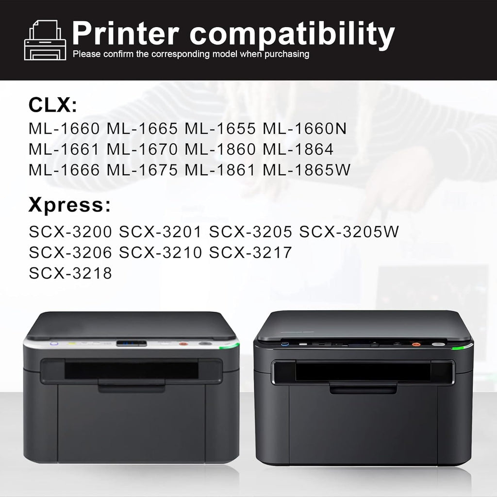 4 Pack Black Toner Cartridge E455387