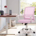 Pink Upholstery Computer Task Chair B6387