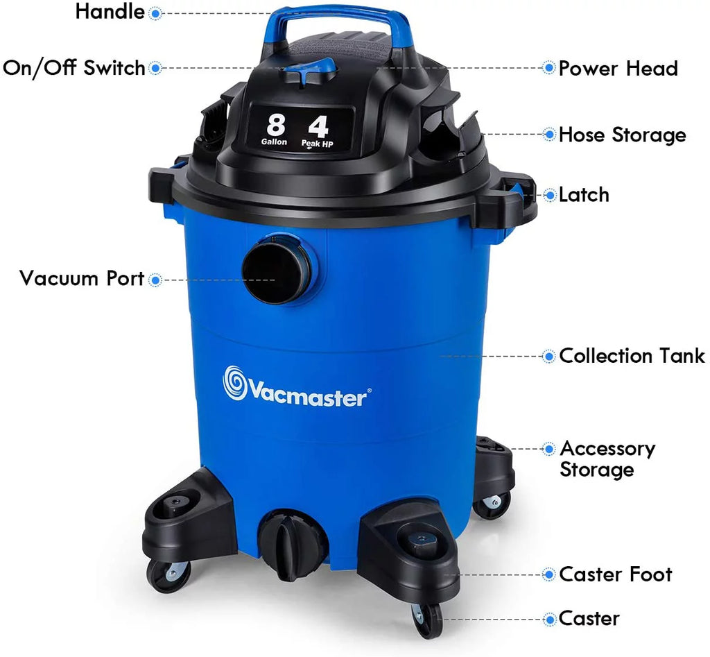 8 Gallon Wet Dry Vacuum Cleaner with Blower C52013