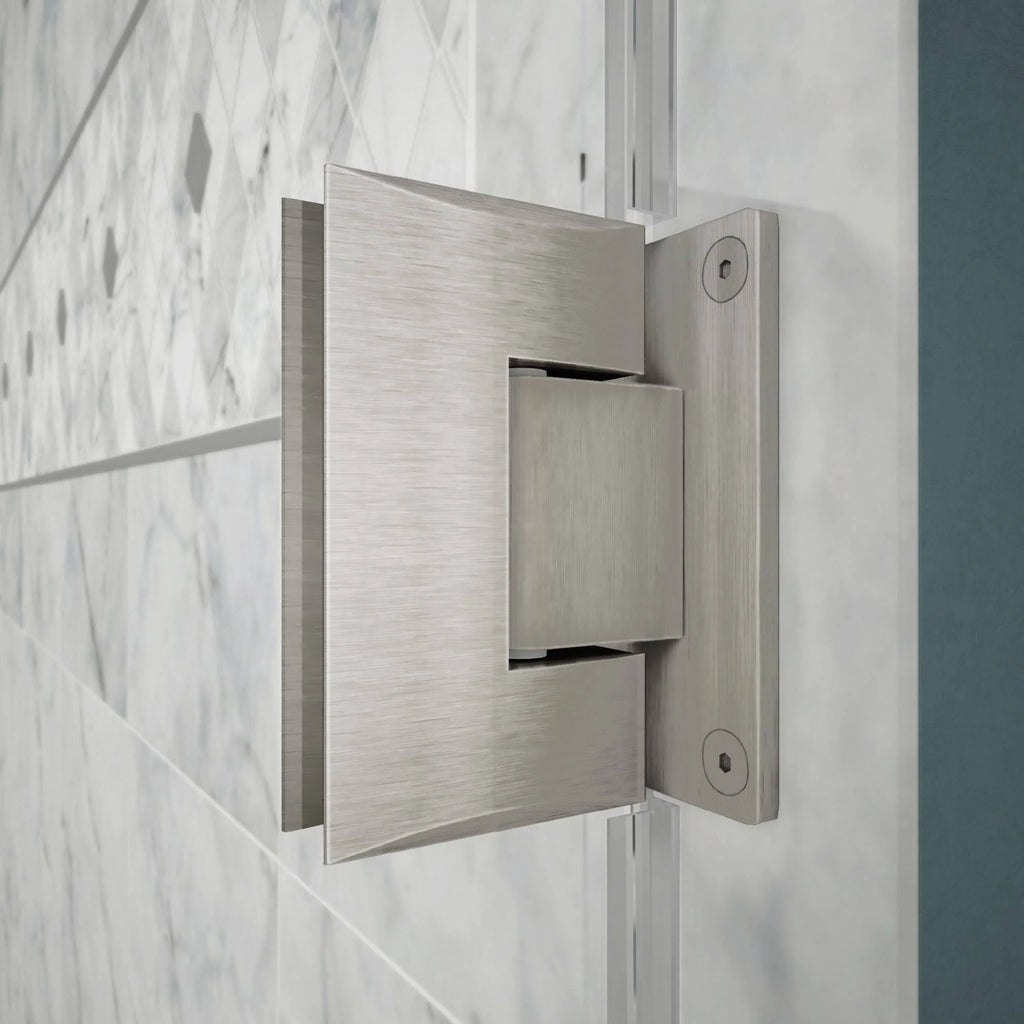 Brushed Nickel Hinged Shower Enclosure L8075