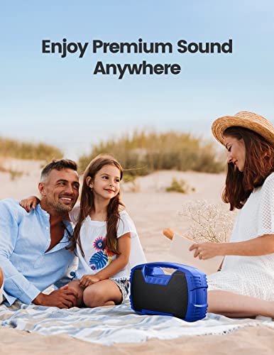 IPX7 Waterproof 40W Portable Bluetooth Speaker with Subwoofer K7412