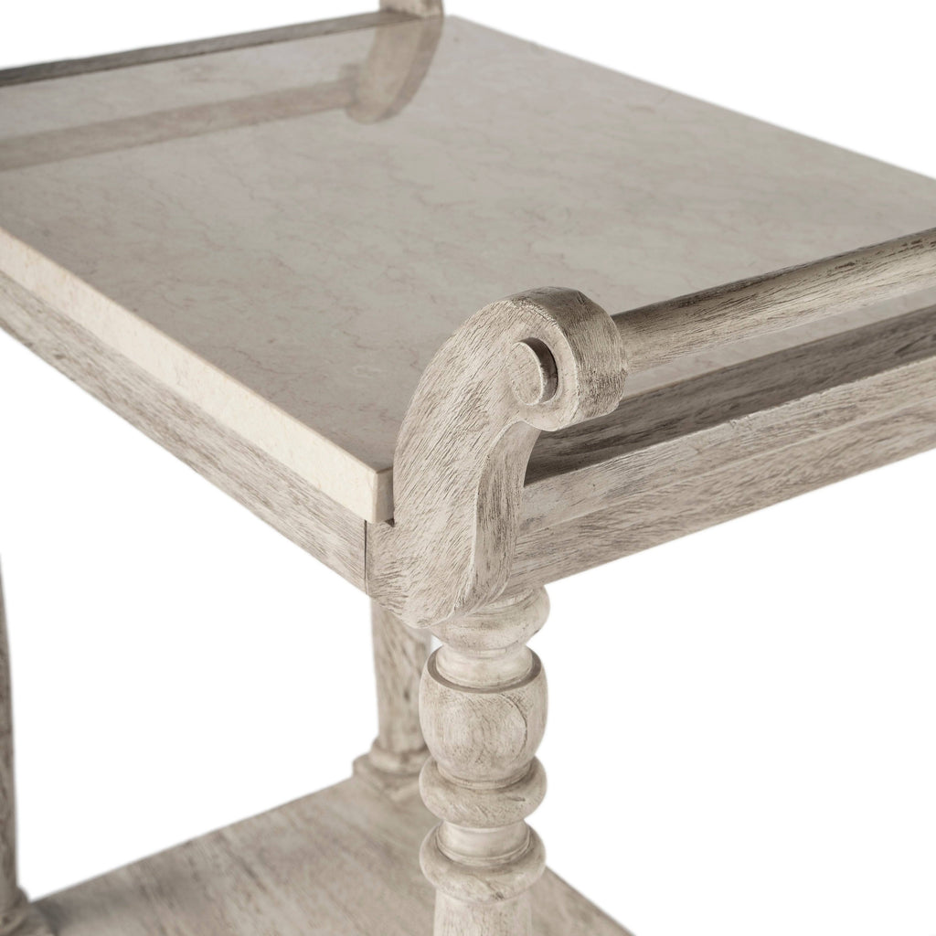 Marble Serving Cart B37742