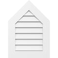 Peaked Top Surface Mount PVC Gable Vent W80934