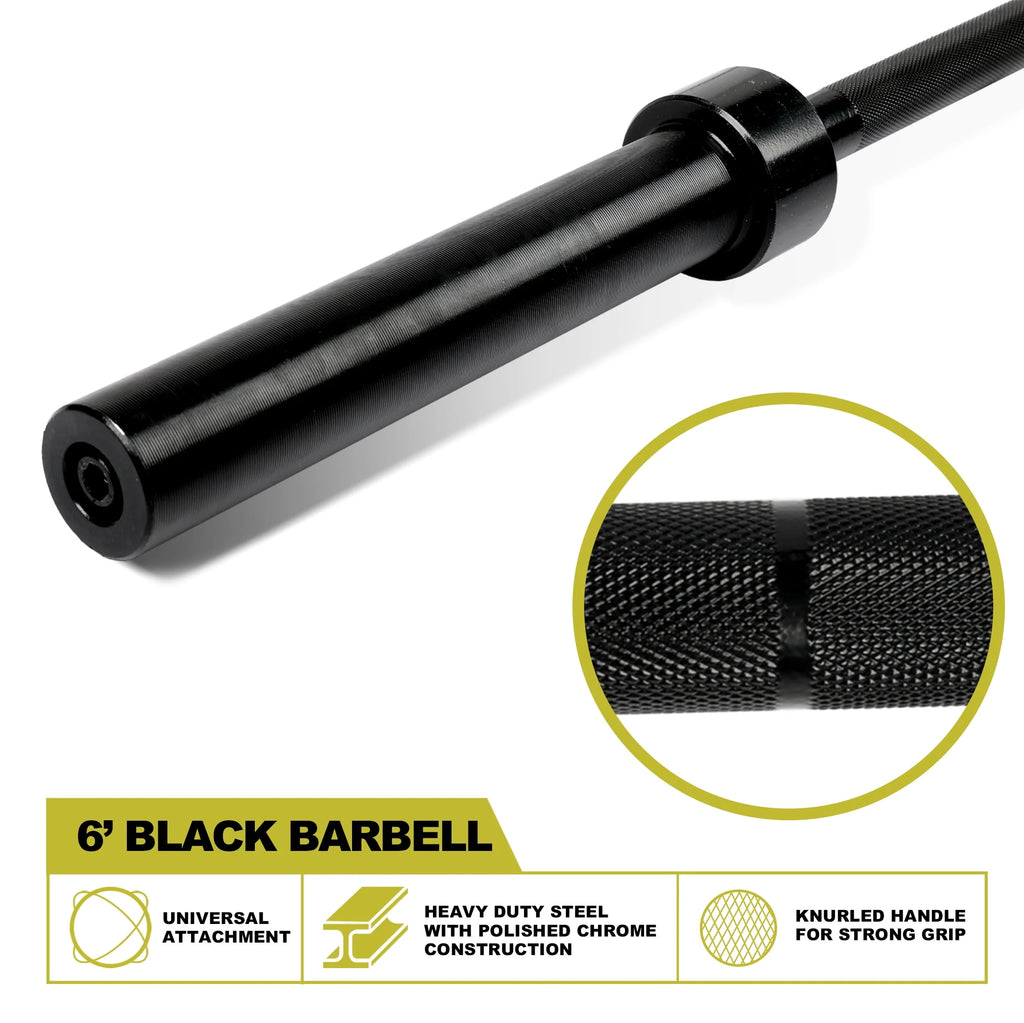 2-Inch Olympic Barbell Weight Bar 7ft 700-Pound Capacity Z6310