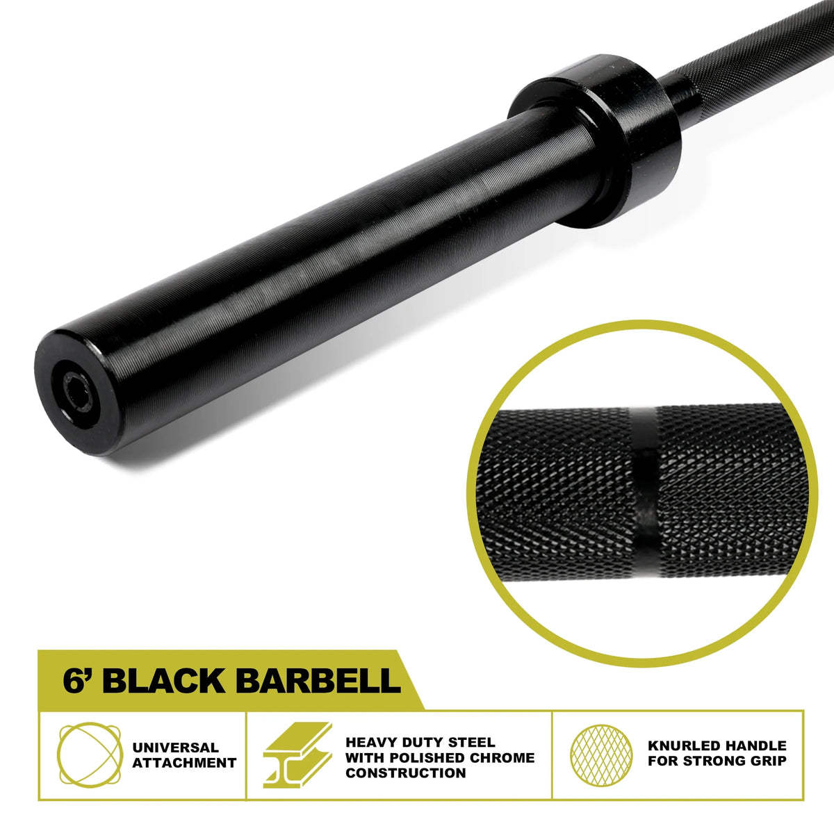 2-Inch Olympic Barbell Weight Bar 7ft 700-Pound Capacity Z6310