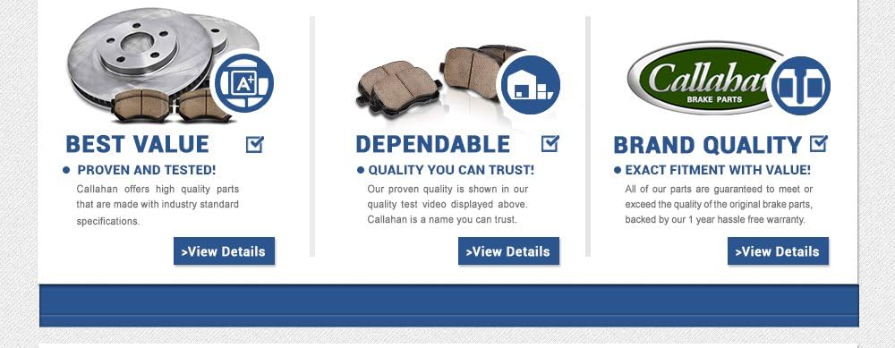 Brake Disc Rotors and Metallic Brake Pads A26759