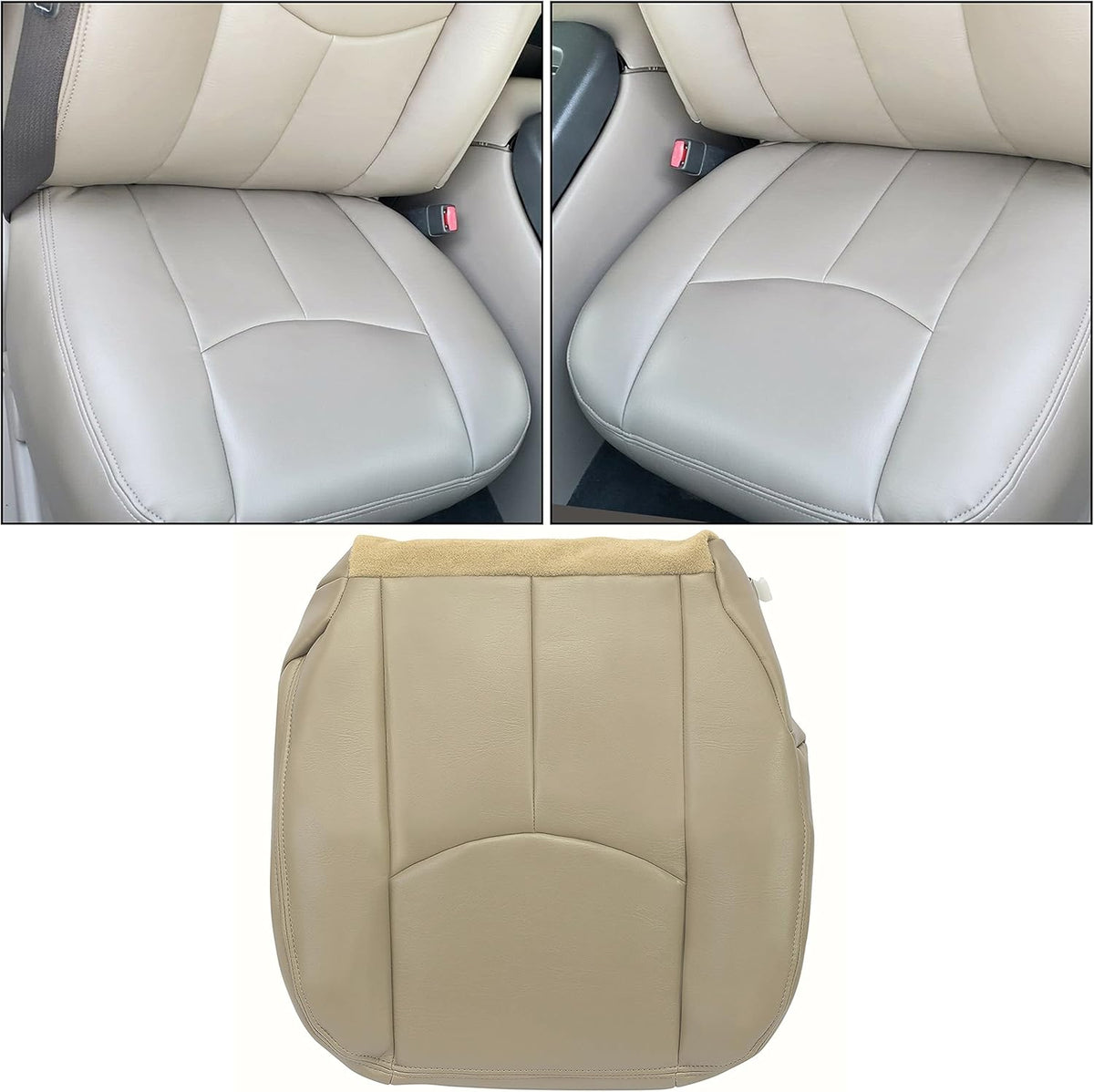 Leather Driver Seat Cover Pack of 2 D633