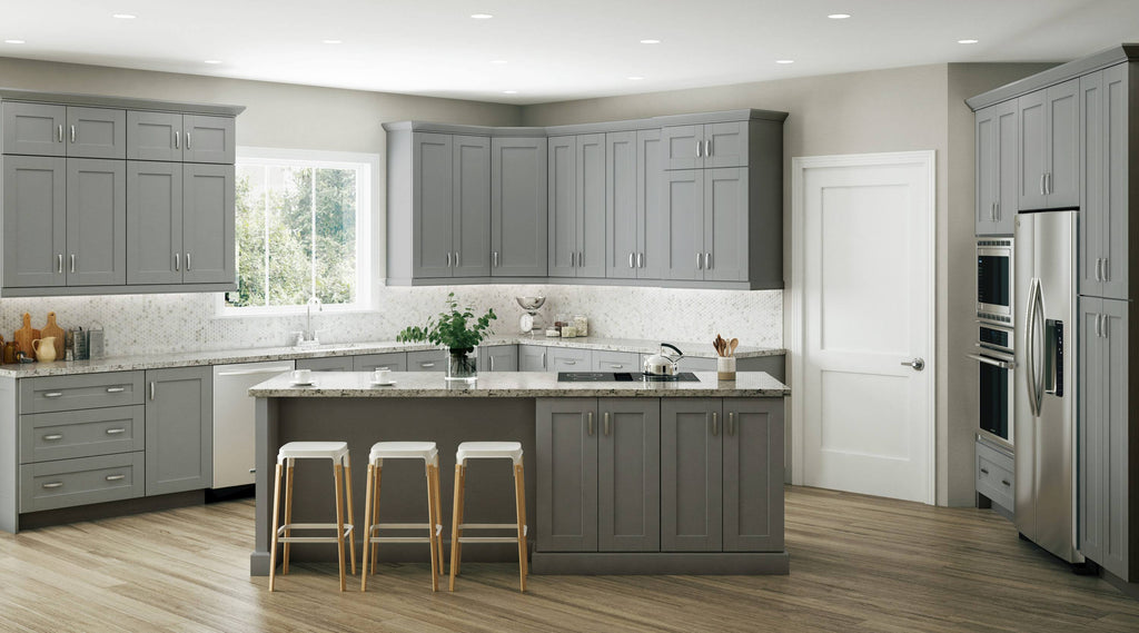 Veiled Gray Shaker Wall Kitchen Cabinet W318
