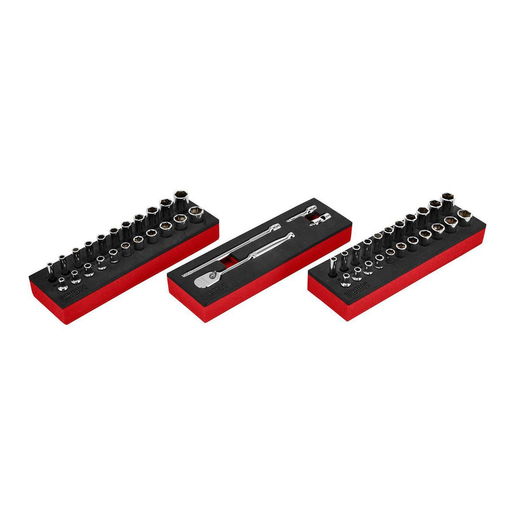 1/4 in. Drive SAE and Metric Socket Set, 48-Piece L749902