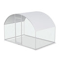 Large Metal Chicken Coop with Waterproof Cover K86133
