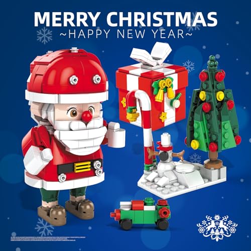 750 Piece Christmas Building Blocks Set with Christmas Tree and Gift Box W662158