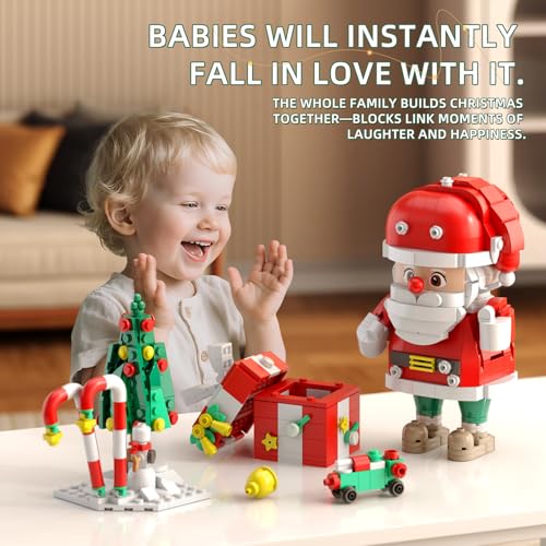 750 Piece Christmas Building Blocks Set with Christmas Tree and Gift Box W662158