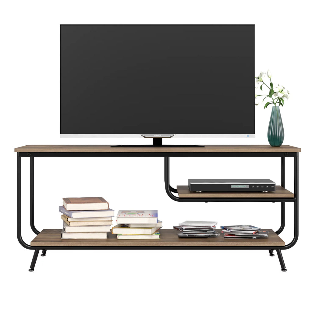 Wood 3 Tier TV Stand with Storage O42536