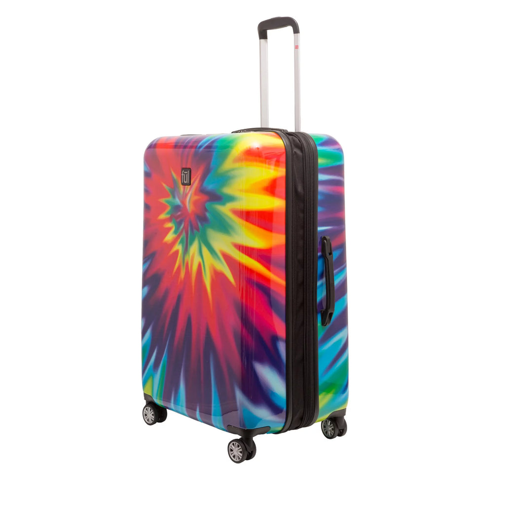 Tie-dye 28 Inch Expandable Spinner Rolling Luggage ABS Hard Case E6271
