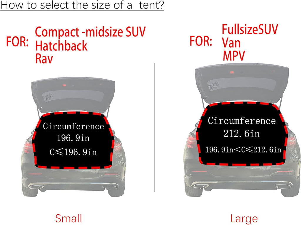 Waterproof Tailgate Shade Awning Tent J2984