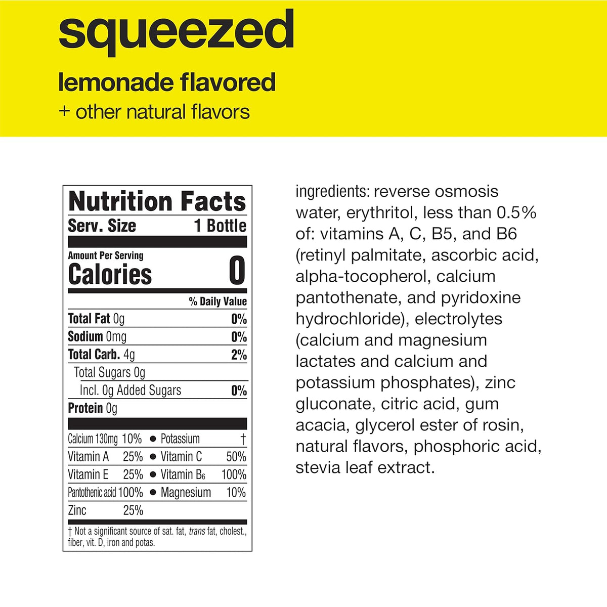 16.9 Fl Oz (24 Count) Electrolyte Enhanced Lemonade Water K399