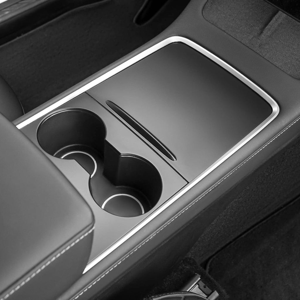 Glossy Carbon Fiber Center Console Cover A3840