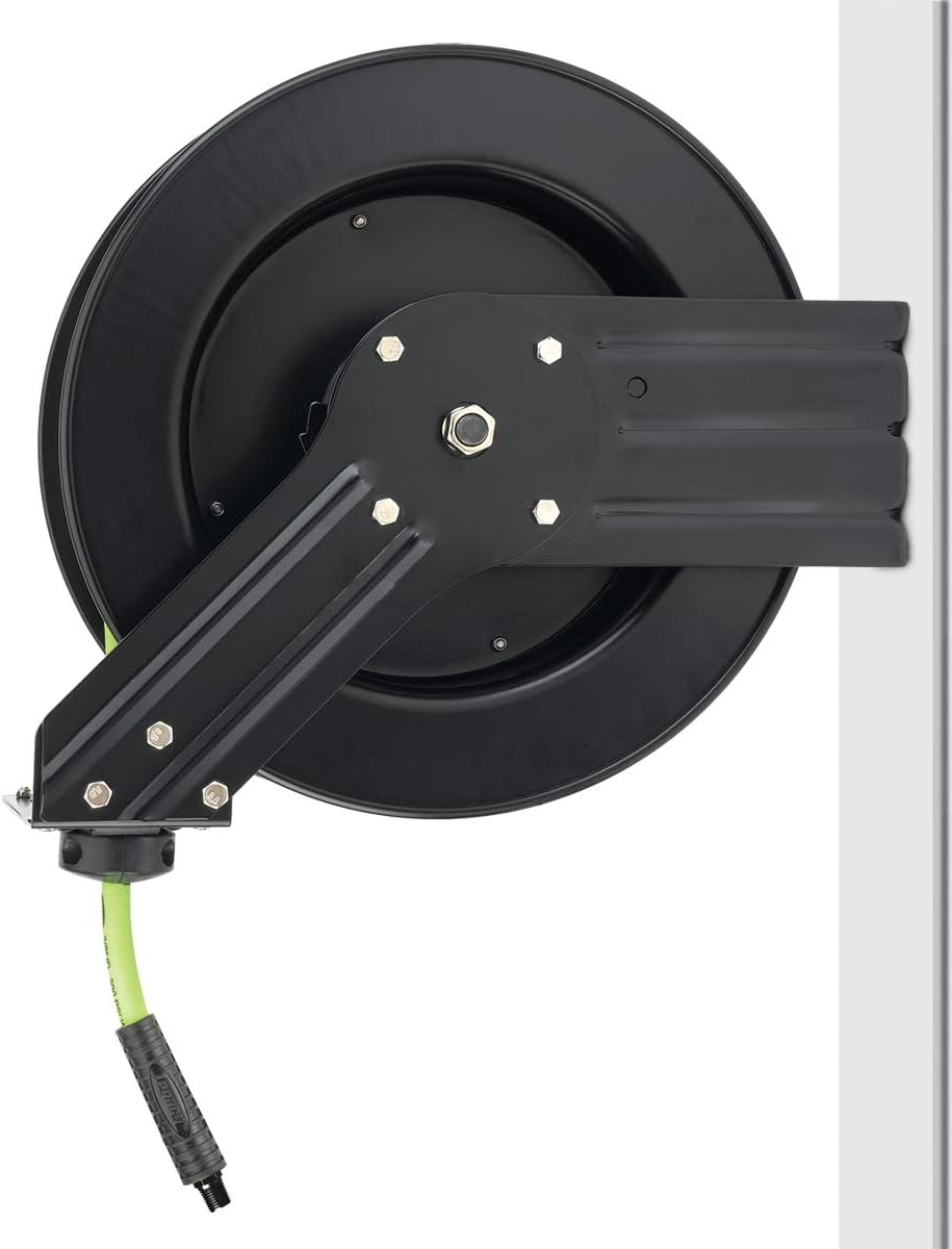 3/8 in. x 50 ft. Heavy Duty Hybrid Air Hose Reel P337452