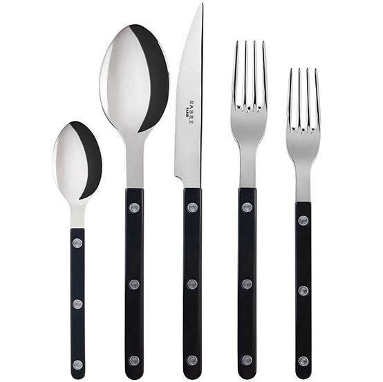5 Pcs Place Setting Dark Grey E3092