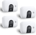 Carbon Monoxide Alarm Detector with LCD Digital Display, 4 Packs W6913