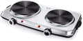 1800W Electric Double Burner Stainless Steel Hot Plate H719134