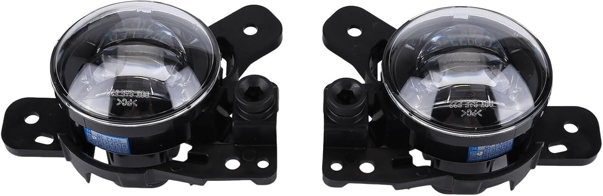 Pair Front Bumper LED Fog Light with Fog Light Cover and Wire Harness Compatible with 2023 2024 Chevy Colorado Fog Lamp Driving Fog Light Lamp (Clear Lens) with Fog Light Bezel, Switch, Wires F846374