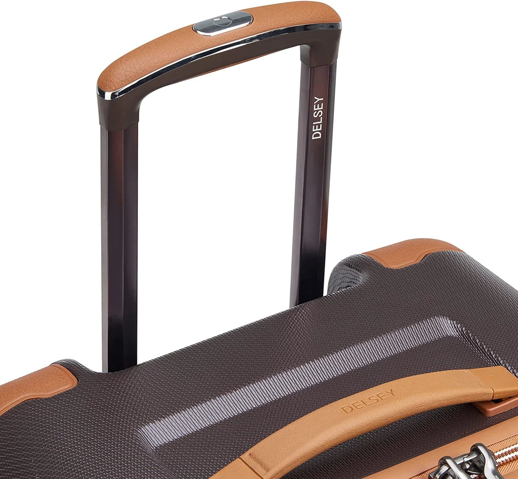 Hardside Luggage with Spinner Wheels, Chocolate Brown, 26 Inch Trunk H6948