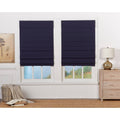 Navy Insulating Cordless Roman Shade R5917