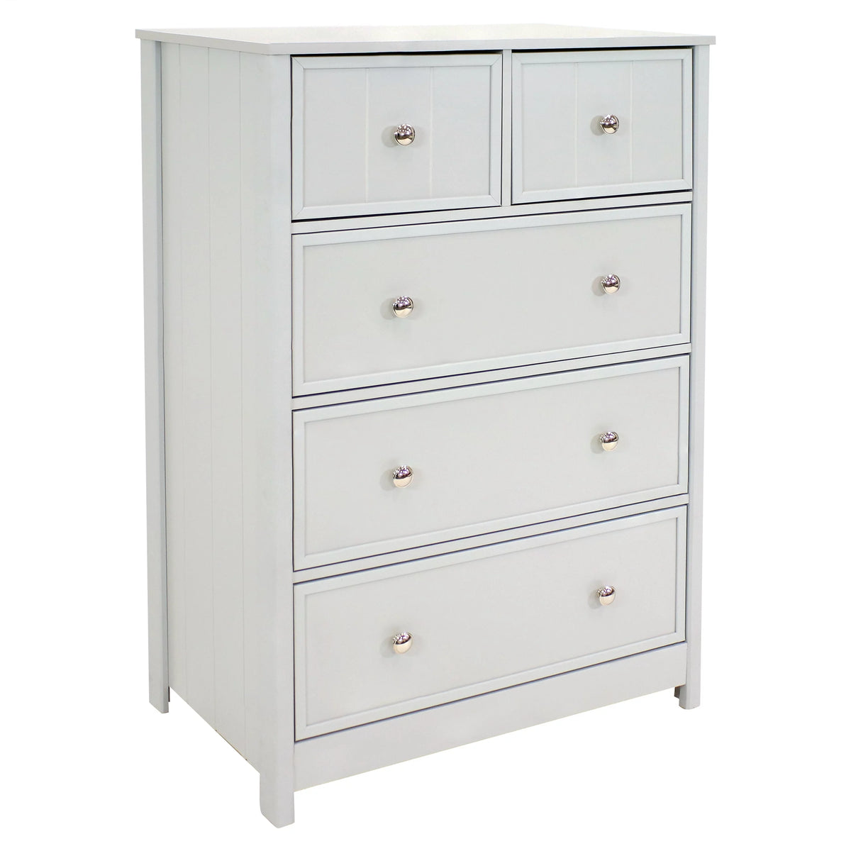 Gray 5 Drawer Dresser D282