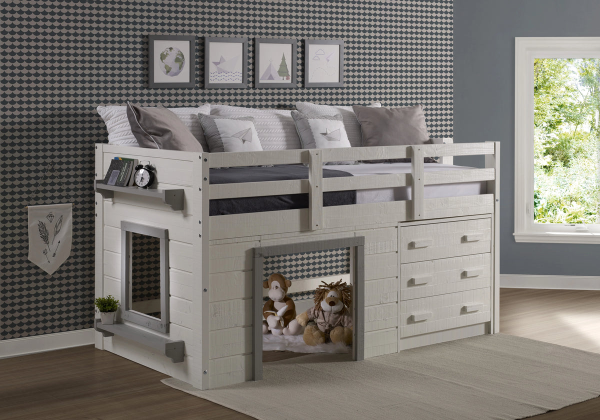 White & Grey Low Loft H189221