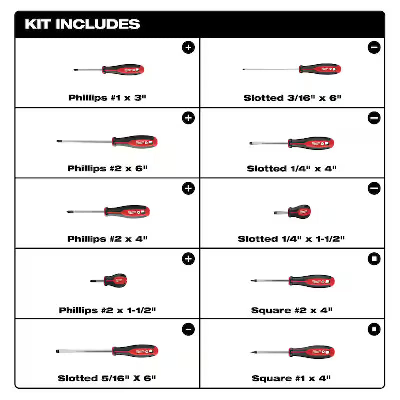 25-Piece Flex-Head Ratcheting Combination Wrench Set SAE with Screwdriver Set T75116