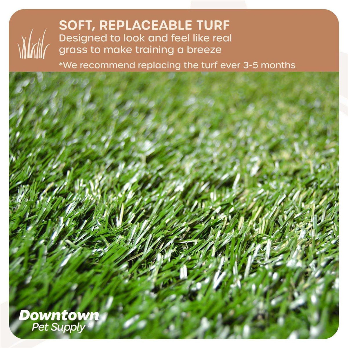 Dog Grass Pad with Tray Y2803