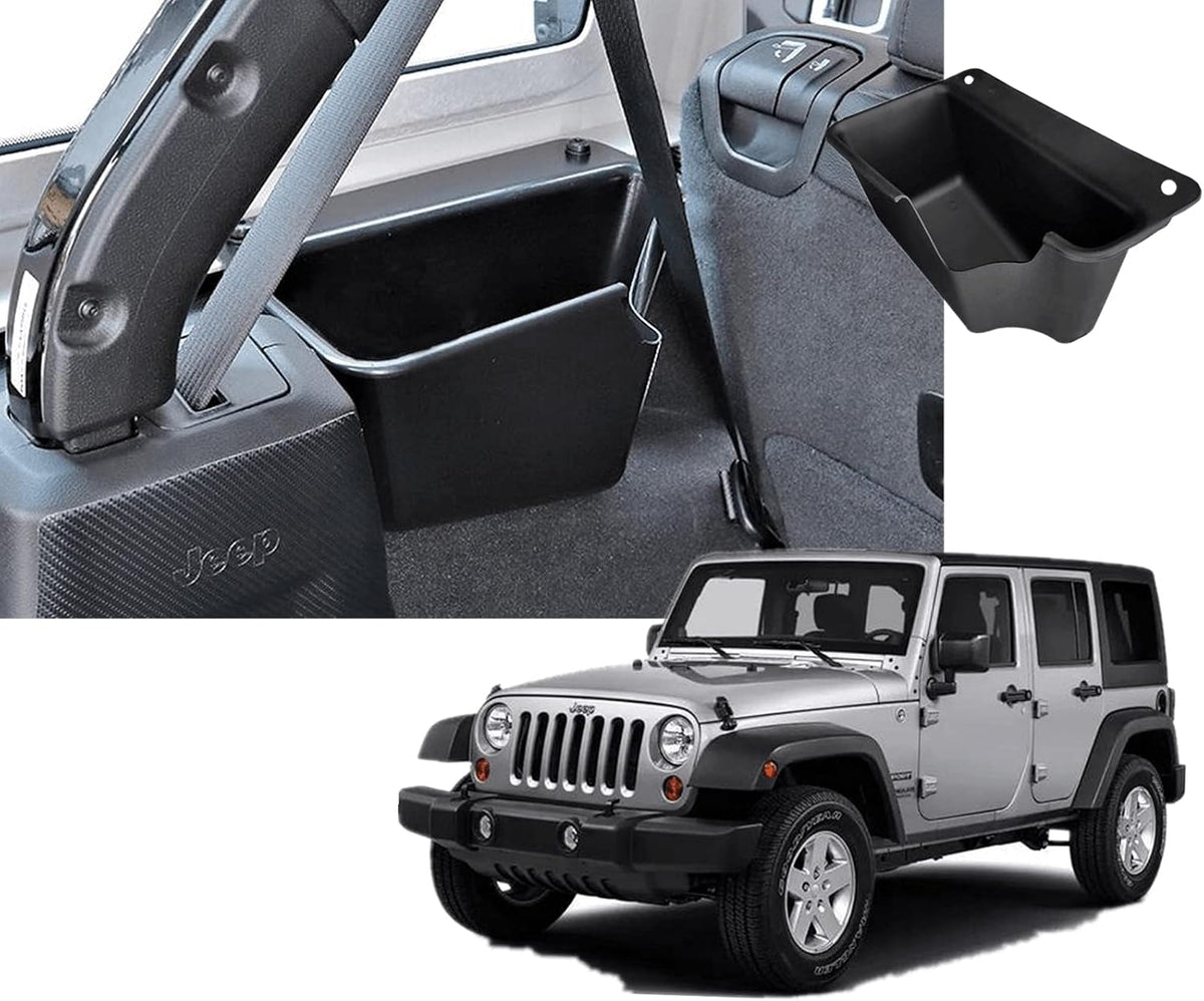 Rear Trunk Storage Organizer Box Side Wheel Well Cargo Storage Bin Pack of 2 W522336