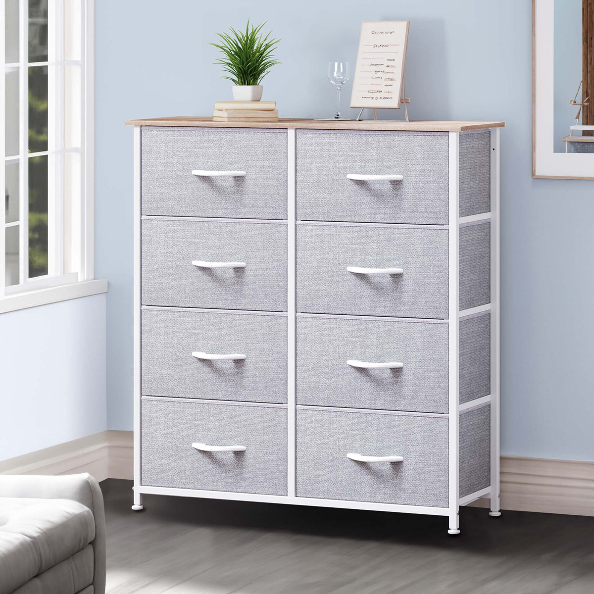 8 Drawer Fabric Storage Dresser S973980