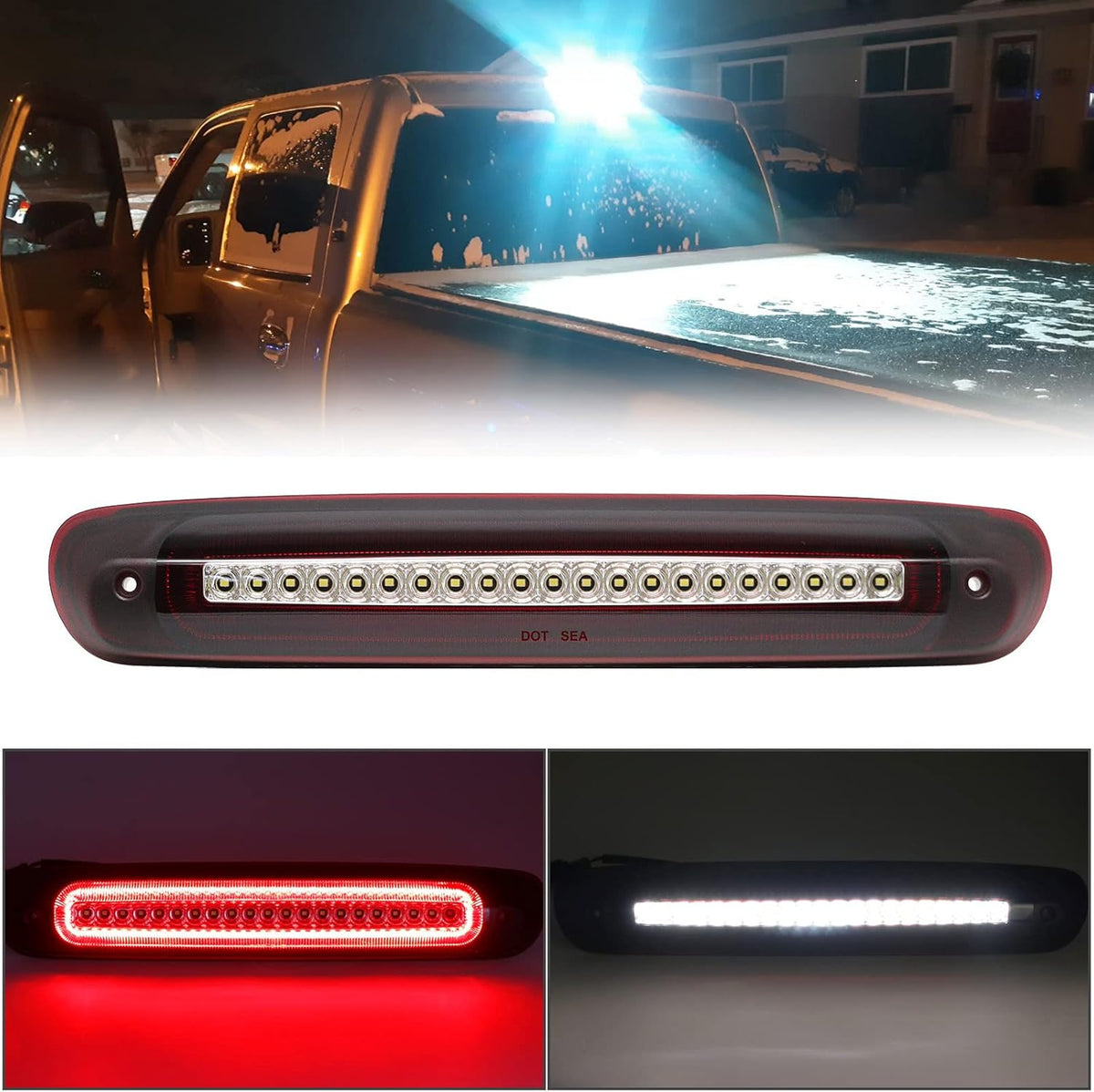 Smoked Lens LED Third Brake Light for Pickup Truck O51549