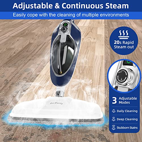 10-in-1 Floor Steamer Detachable Multi-Purpose Handheld Steam Cleaner with 11 Accessories M16675