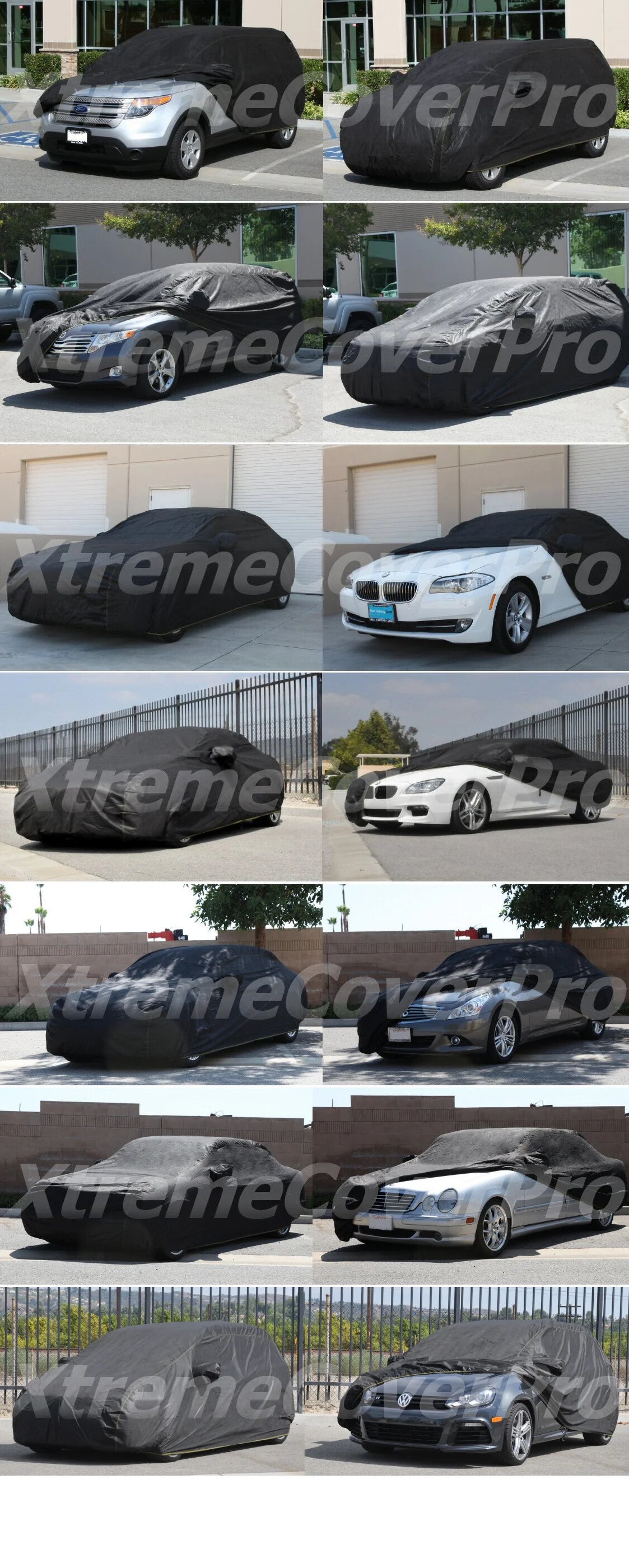 Black Car Cover Q5215