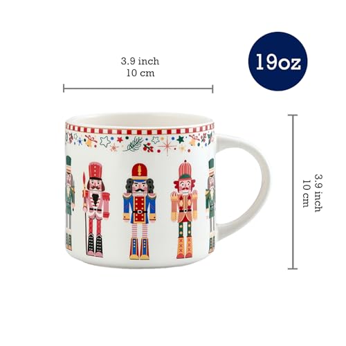 Ceramic Mug Set of 4, 16oz H605