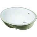 16 x 19 x 22 Oval Undermount Lavatory Sink White China V372