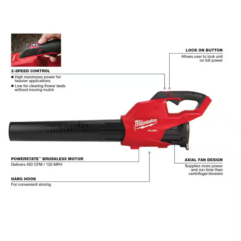 18V Lithium-Ion Brushless Cordless String Trimmer, Blower, and Hedge Trimmer Combo Kit Y560
